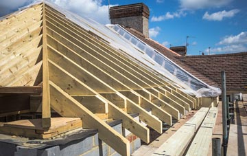 wooden roof trusses Roe Green